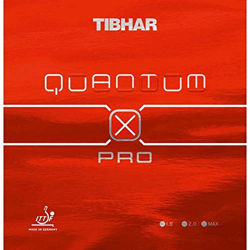 Tibhar Belag Quantum X Pro Farbe 2,0 mm, rot, Größe 2,0 mm, rot Tibhar Belag Quantum X Pro Farbe 2,0 mm, rot, Größe 2,0 mm, rot von Tibhar