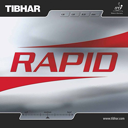 Tibhar Belag Rapid, rot, 2,0 mm Tibhar Belag Rapid, rot, 2,0 mm von Tibhar