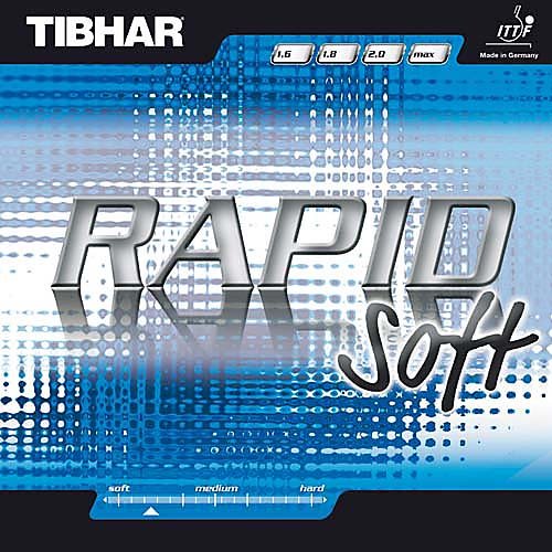 Tibhar Belag Rapid Soft, schwarz, 1,8 mm von Tibhar