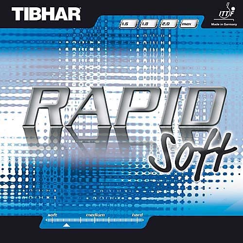 Tibhar Belag Rapid Soft Farbe 2,3 mm, rot, Größe 2,3 mm, rot von Tibhar