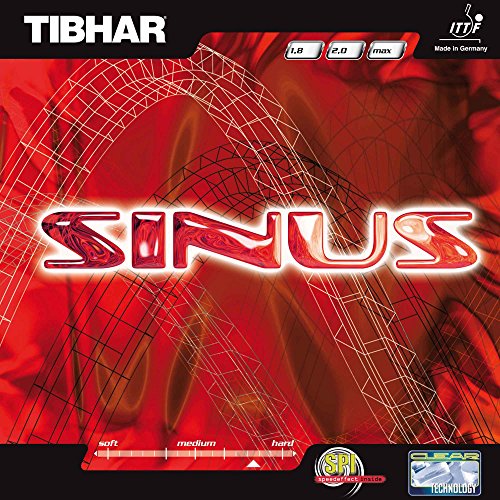 Tibhar Belag Sinus, rot, 2,0 mm Tibhar Belag Sinus, rot, 2,0 mm von Tibhar