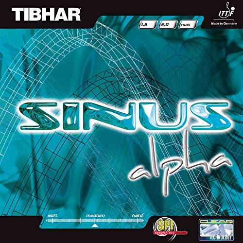 Tibhar Belag Sinus Alpha, rot, 2,0 mm Tibhar Belag Sinus Alpha, rot, 2,0 mm von Tibhar