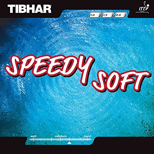 Tibhar Belag Speedy Soft, schwarz, 2,0 mm von Tibhar