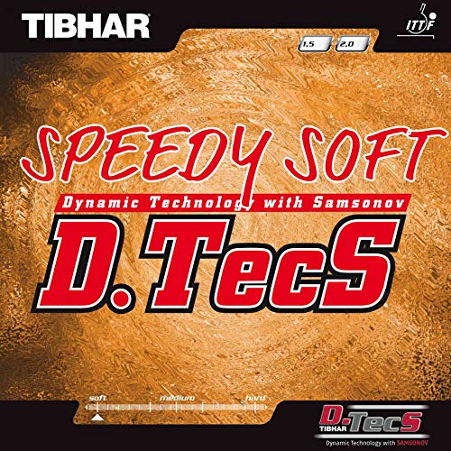 Tibhar Belag Speedy Soft D.TecS, rot, 1,5 mm Tibhar Belag Speedy Soft D.TecS, rot, 1,5 mm von Tibhar