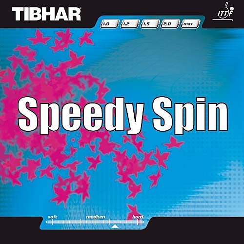 Tibhar Belag Speedy Spin Farbe 2,1 mm, schwarz, Größe 2,1 mm, schwarz Tibhar Belag Speedy Spin Farbe 2,1 mm, schwarz, Größe 2,1 mm, schwarz von Tibhar