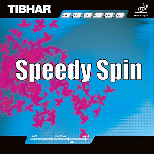 Tibhar Belag Speedy Spin, rot, 1,3 mm von Tibhar