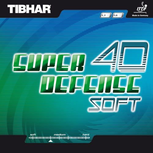 Tibhar Belag Super Defense 40 Soft, 1,6 mm, rot Tibhar Belag Super Defense 40 Soft, 1,6 mm, rot von Tibhar