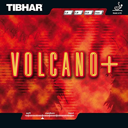 Tibhar Belag Volcano Plus, rot, 1,8 mm Tibhar Belag Volcano Plus, rot, 1,8 mm von Tibhar