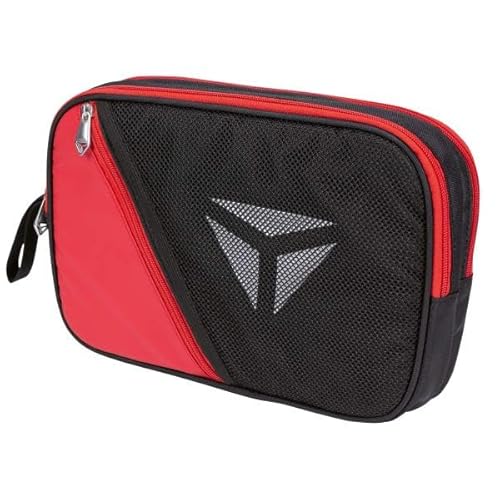 Tibhar Tischtennis-Doppelhülle, Schwarz, 31 x 20,5 x 7 cm, Mesh-Design Tibhar Tischtennis-Doppelhülle, Schwarz, 31 x 20,5 x 7 cm, Mesh-Design von Tibhar