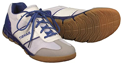 Tibhar Schuh Retro, 40, weiß/blau von Tibhar