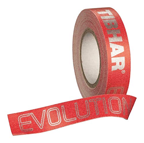 Tibhar Tischtennis Kantenband Evolution | 12mm breit | 5m lang | rot von Tibhar