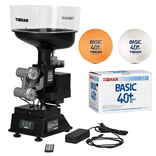 Tibhar Tischtennis-Set Roboter Robo Pro Junior + 72 Trainings-Bälle Basic Syntt NG | Ballmaschine mit schnurloser Fernbedienung | ideal für Anfänger & Fortgeschrittene | TT-Trainer für zu Hause Tibhar Tischtennis-Set Roboter Robo Pro Junior + 72 Trainings-Bälle Basic Syntt NG | Ballmaschine mit schnurloser Fernbedienung | ideal für Anfänger & Fortgeschrittene | TT-Trainer für zu Hause von Tibhar