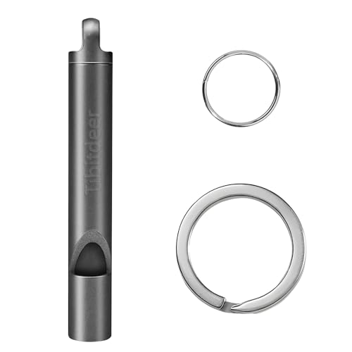 Tibitdeer Titan Trillerpfeife laut Notfall Signalpfeife 120 dB Sicherheitspfeife mit Schlüsselanhänger für Outdoor-Camping, Wandern, Bootfahren, Rucksackreisen, Angeln,Signalisierung Tibitdeer Titan Trillerpfeife laut Notfall Signalpfeife 120 dB Sicherheitspfeife mit Schlüsselanhänger für Outdoor-Camping, Wandern, Bootfahren, Rucksackreisen, Angeln,Signalisierung von Tibitdeer