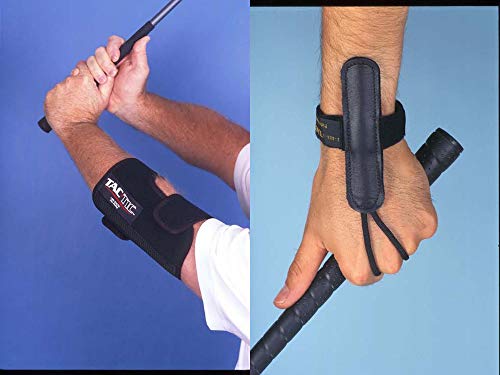 Tac Tic 2 Piece Wrist Over Handschuhe & Elbow Bundle Golf Swing Training Aid Tactic Tac Tic 2 Piece Wrist Over Handschuhe & Elbow Bundle Golf Swing Training Aid Tactic von Tic Tac