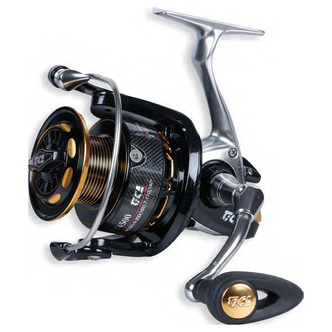 Tica Tbat Talisman Spinning Reel Schwarz,Silber 4500 von Tica