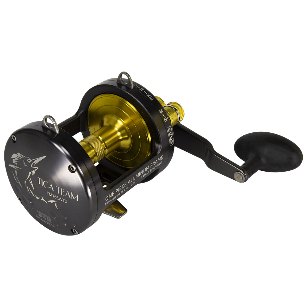 Tica Team Trolling Reel Silber 30 von Tica