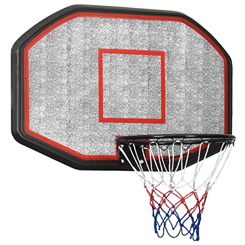 Tidyard Basketballkorb Schwarz 109x71x3 cm Polyethylen von Tidyard