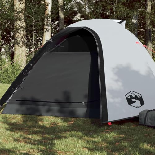 Tidyard Campingzelt 4 Personen Camping Zelte für Familie, Trekking, Outdoor, Festival, Weiß 267x272x145 cm 185T TAFT von Tidyard