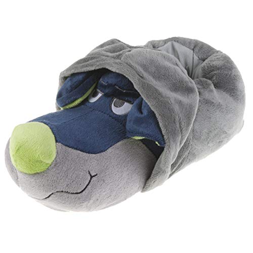 Tierhausschuhe Unisex Hausschuhe Hoodie Hund, Grau Blau, 38/39, TH-HG Tierhausschuhe Unisex Hausschuhe Hoodie Hund, Grau Blau, 38/39, TH-HG von Tierhausschuhe