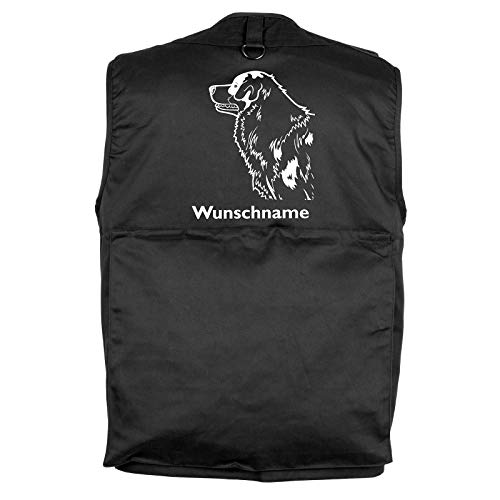 Tierisch-tolle Geschenke Australian Shepherd - Hundesportweste mit Rückentasche und Namen (Motiv 2) L von Tierisch-tolle Geschenke