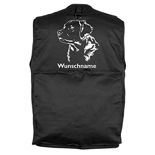 Tierisch-tolle Geschenke Golden Retriever - Hundesportweste mit Rückentasche und Namen (XL) von Tierisch-tolle Geschenke