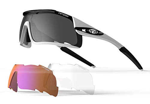 Tifosi Davos Unisex-Sonnenbrille für Erwachsene, Weiß/Schwarz, Einheitsgröße Tifosi Davos Unisex-Sonnenbrille für Erwachsene, Weiß/Schwarz, Einheitsgröße von Tifosi