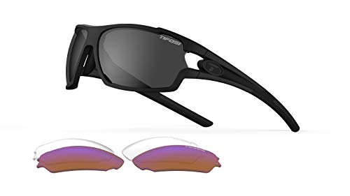 Tifosi Unisex Amok Interchangeable Lens Sonnenbrille, Matte Black, Einheitsgröße Tifosi Unisex Amok Interchangeable Lens Sonnenbrille, Matte Black, Einheitsgröße von Tifosi