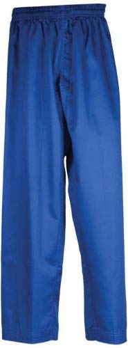 Tiger Claw 7,5 oz Poly/Baumwolle Student Elastic Taille Martial Arts Karate Pants – (schwarz, rot, blau und weiß) von Tiger Claw