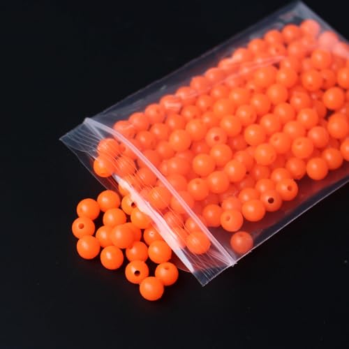 Tigofly 200 Stück/Los Kunststoff Runde Hot Orange Angelperlen hart schwimmende Bobber Bulk Perlen Angelzubehör Fliegenbinden Materialien Tigofly 200 Stück/Los Kunststoff Runde Hot Orange Angelperlen hart schwimmende Bobber Bulk Perlen Angelzubehör Fliegenbinden Materialien von Tigofly