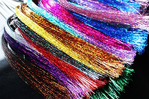 Tigofly Flashabou Holografisches Lametta, Laser, flach, glitzernd, Mylar-Lametta, glitzernd, Kristall, Forellenröhre, Fliegenfischen, 9 Packungen, 9 Packungen Tigofly Flashabou Holografisches Lametta, Laser, flach, glitzernd, Mylar-Lametta, glitzernd, Kristall, Forellenröhre, Fliegenfischen, 9 Packungen, 9 Packungen von Tigofly