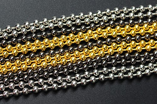 Tigofly, 3 m, 3 Farben, Fliegenbinden, Stahlkugelkette, 4 mm Augen, Fliegenfischen, Bindekugeln, Zubehörmaterialien, Assorted each 1m Tigofly, 3 m, 3 Farben, Fliegenbinden, Stahlkugelkette, 4 mm Augen, Fliegenfischen, Bindekugeln, Zubehörmaterialien, Assorted each 1m von Tigofly