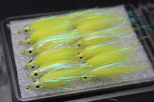 Tigofly 12 Stück 6 Farben Shining Polar Fry langsam sinkend Lachs Forelle Steelhead Elritze Fliegenfischen Fliegenköder Fliegenset Größe #8 (Flo-Green) Tigofly 12 Stück 6 Farben Shining Polar Fry langsam sinkend Lachs Forelle Steelhead Elritze Fliegenfischen Fliegenköder Fliegenset Größe #8 (Flo-Green) von Tigofly