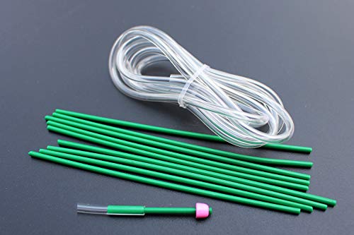 Tigofly 2 m langes grünes Kunststoffschlauch-Set aus PE-PVC-Schlauch, Fliegenschlauch, transparent, Fliegenbinden, Rohre für Rohre zum Fliegenbinden Tigofly 2 m langes grünes Kunststoffschlauch-Set aus PE-PVC-Schlauch, Fliegenschlauch, transparent, Fliegenbinden, Rohre für Rohre zum Fliegenbinden von Tigofly
