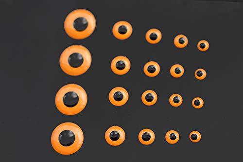 Tigofly 200 Stück/Charge 5 Größen orange 3D klebrige Angelköder Augen realistische DIY Jigs Handwerk für Haken Köder Angelzubehör (10 mm) Tigofly 200 Stück/Charge 5 Größen orange 3D klebrige Angelköder Augen realistische DIY Jigs Handwerk für Haken Köder Angelzubehör (10 mm) von Tigofly