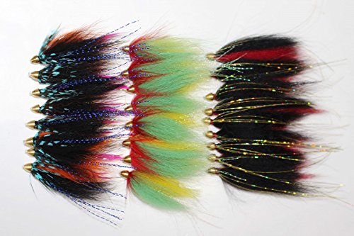Tigofly 24 Stück 3 Muster sortierte beliebte Kegelkopfrohr-Fliegen Lachs Forelle Stahlkopf Fliegenfischen Fliegenköder-Set Tigofly 24 Stück 3 Muster sortierte beliebte Kegelkopfrohr-Fliegen Lachs Forelle Stahlkopf Fliegenfischen Fliegenköder-Set von Tigofly