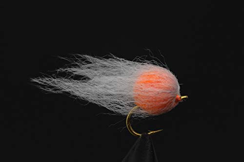 Tigofly 30 Stück/Charge 3 Farben Nuke Egg Fly Glo Bug Fliegenfischköder Größe 8# (Orange) von Tigofly