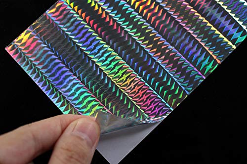 6 Stück 10 X 12 cm Film Flash Laser Künstliche Fische Skin Sticker DIY Jig Lure Aufkleber Fliegenbinden Materialien 6 Stück 10 X 12 cm Film Flash Laser Künstliche Fische Skin Sticker DIY Jig Lure Aufkleber Fliegenbinden Materialien von Tigofly