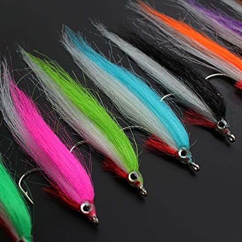 Tigofly 20 Stück 1/0 4 cm UV-Farben High Carbon Haken Polar Fry Lachs Forelle Meer Barsch Steelhead Elritze Hecht Fliegenfischen Fliegenköder-Set Tigofly 20 Stück 1/0 4 cm UV-Farben High Carbon Haken Polar Fry Lachs Forelle Meer Barsch Steelhead Elritze Hecht Fliegenfischen Fliegenköder-Set von Tigofly