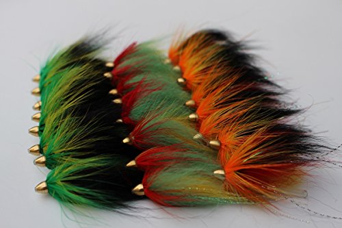 Tigofly Spring Collection 24 Stück 3 Muster sortiert, beliebte Kegelkopfköder, Fliegen, Lachs, Forellen, Stahlkopf-Fliegen, Köder Set Tigofly Spring Collection 24 Stück 3 Muster sortiert, beliebte Kegelkopfköder, Fliegen, Lachs, Forellen, Stahlkopf-Fliegen, Köder Set von Tigofly