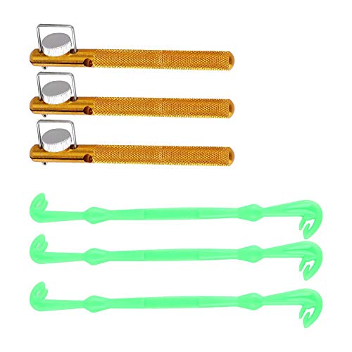 3 STÜCKE Angeln Knoten Bindewerkzeug + 3 STÜCKE Haken Tier Angeln Dehooker Set Angeln Tackler Werkzeug für Angler 3 STÜCKE Angeln Knoten Bindewerkzeug + 3 STÜCKE Haken Tier Angeln Dehooker Set Angeln Tackler Werkzeug für Angler von Tihebeyan