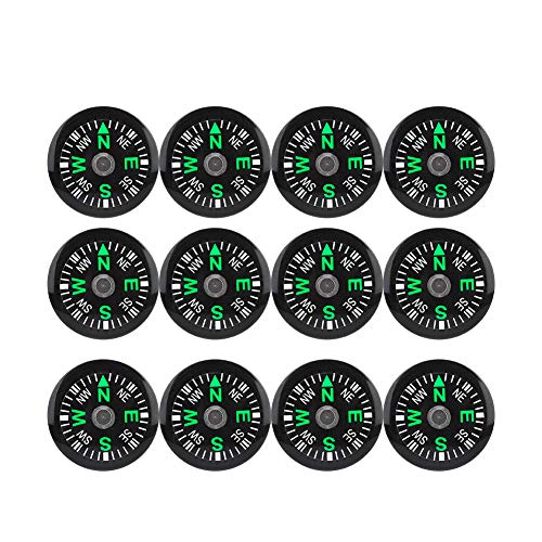 12PCS Mini Survival Compass Kleine, Kompass Outdoor luftgedämpfte magnetische Kunststoffkompasse Tragbarer Taschenkompass mit flüssigem Öl gefüllt für Wandern Camping Outdoor Bootfahren Reisen 12PCS Mini Survival Compass Kleine, Kompass Outdoor luftgedämpfte magnetische Kunststoffkompasse Tragbarer Taschenkompass mit flüssigem Öl gefüllt für Wandern Camping Outdoor Bootfahren Reisen von Tiiyee
