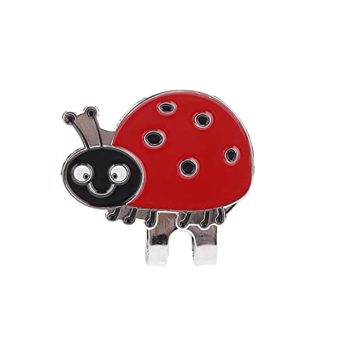 Golf Hut Clip, Marienkäfer Ballmarker Magnetisch Set Cute Geschenk Mütze Geschenke Herren Damen Kinder Golfer Zubehör Marker Clamp Golfhandschuhe Hüte Taschen Kappen Metall Mini Visier Outdoor Sport Golf Hut Clip, Marienkäfer Ballmarker Magnetisch Set Cute Geschenk Mütze Geschenke Herren Damen Kinder Golfer Zubehör Marker Clamp Golfhandschuhe Hüte Taschen Kappen Metall Mini Visier Outdoor Sport von Tiiyee