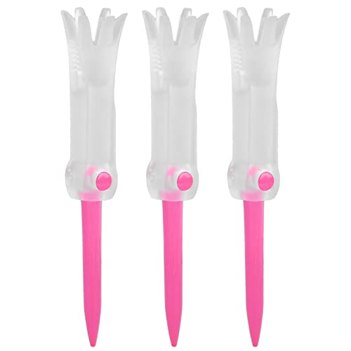 Tiiyee Golf Tees, 3 Stück Weichgummi Top Tee Treiberhalter Reduziert Reibung Seitenspin übungs Trainingsset Zum Schlagen Matten übungshilfswerkzeug Männer Frauen Golfer Familie Indoor Outdoor Rosa Tiiyee Golf Tees, 3 Stück Weichgummi Top Tee Treiberhalter Reduziert Reibung Seitenspin übungs Trainingsset Zum Schlagen Matten übungshilfswerkzeug Männer Frauen Golfer Familie Indoor Outdoor Rosa von Tiiyee
