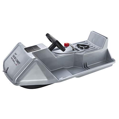 EKO Snow Comet 100 I Schnee Bob für Kinder ab 5 Jahre mit Bremse I breite Auflagefläche für Schneespaß auf fwenig Schnett I Belastbar bis 75 kg (Silber) EKO Snow Comet 100 I Schnee Bob für Kinder ab 5 Jahre mit Bremse I breite Auflagefläche für Schneespaß auf fwenig Schnett I Belastbar bis 75 kg (Silber) von TikTakToo