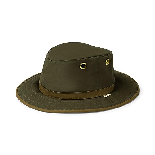 Tilley Unisex Twc7 Outback gewachster Baumwolle Mütze, Grün mit hellbraunem Rand, 7 3/8 Tilley Unisex Twc7 Outback gewachster Baumwolle Mütze, Grün mit hellbraunem Rand, 7 3/8 von Tilley
