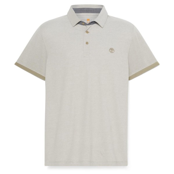 Timberland - Baboosic Brook Oxford Short Sleeve Polo - Polo-Shirt Gr XXL grau von Timberland