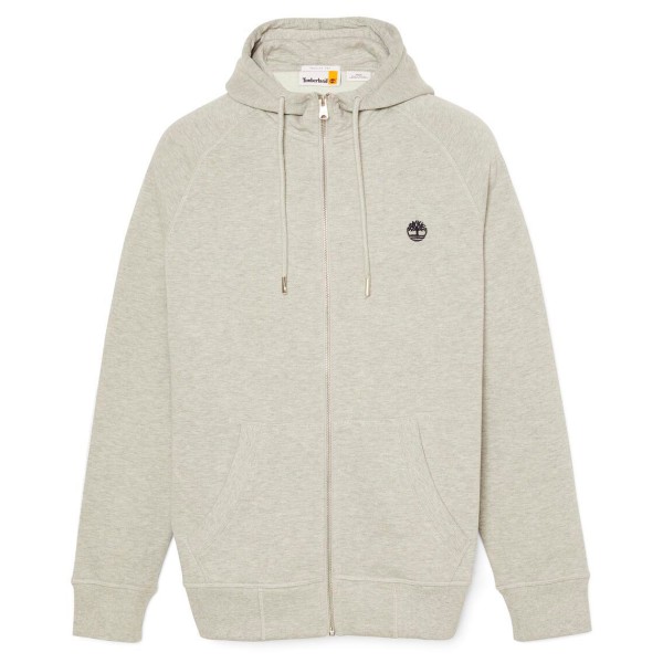 Timberland - Brushed Back Full Zip Hoodie - Hoodie Gr M beige von Timberland