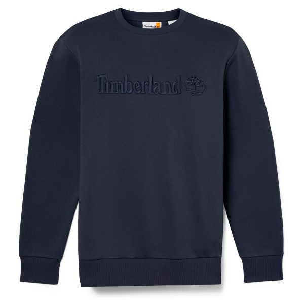 Timberland - Embroidery Tonal Crew Neck - Pullover Gr S blau von Timberland