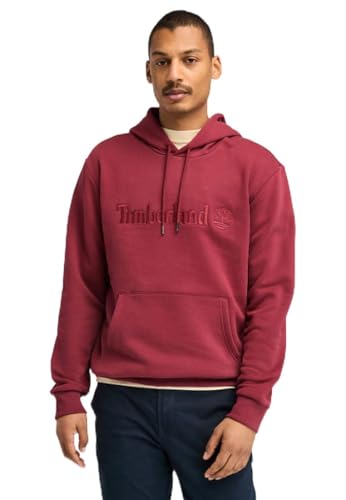 Timberland Embroidery Tonal Hoodie Rot Cordovan S von Timberland