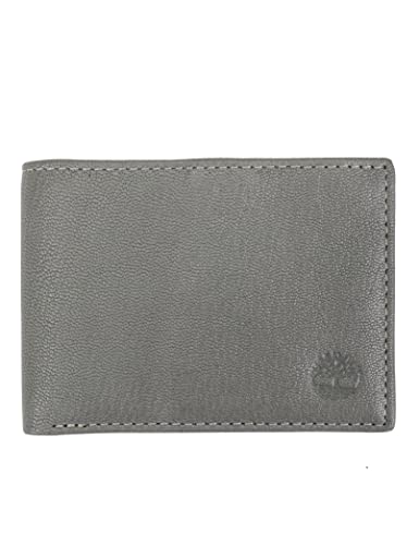 Timberland Herren Geldbörse aus Leder, RFID-Blockierung - grau - Einheitsgröße Timberland Herren Geldbörse aus Leder, RFID-Blockierung - grau - Einheitsgröße von Timberland